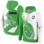 soccer-with-crown-hoodie-flaming-football-green-best-selling.webp