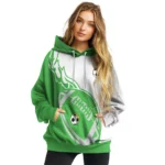 soccer-with-crown-hoodie-flaming-football-green-best-selling.webp