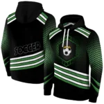 soccer-with-crown-hoodie-hexagonal-pattern-green-black-best-selling.webp