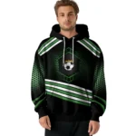 soccer-with-crown-hoodie-hexagonal-pattern-green-black-best-selling.webp