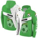 soccer-with-crown-hoodie-personalized-abstract-shape-green-best-selling.webp