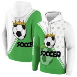 soccer-with-crown-hoodie-personalized-diagonal-stripe-green-white-best-selling.webp