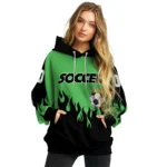 soccer-with-crown-hoodie-personalized-flame-edge-green-black-best-selling.webp