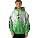 soccer-with-crown-hoodie-personalized-football-laces-green-best-selling.webp