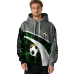 soccer-with-crown-hoodie-personalized-hexagonal-mesh-green-black-gray-best-selling.webp