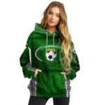 soccer-with-crown-hoodie-personalized-oval-mesh-green-best-selling.webp