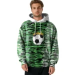 soccer-with-crown-hoodie-personalized-streak-lines-green-best-selling.webp