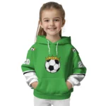 soccer-with-crown-hoodie-personalized-striped-sleeves-green-best-selling.webp