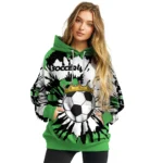 soccer-with-crown-hoodie-personalized-swirl-impact-green-best-selling.webp