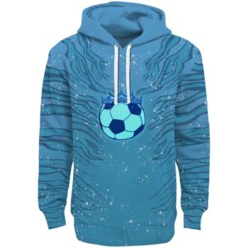 Soccer With Crown Hoodie - Personalized Tiger Pattern