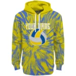 volleyball-logo-hoodie-customized-tie-dye-pattern-yellow-best-selling.webp